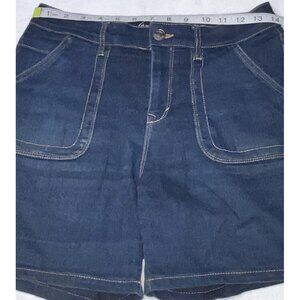 Gloria Vanderbilt Missy Blue Denim Shorts “All Around Slimming Effect” Size 6